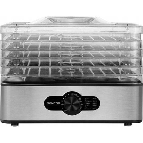 Sencor SFD 950SS deshidratador de alimentos acero inoxidable