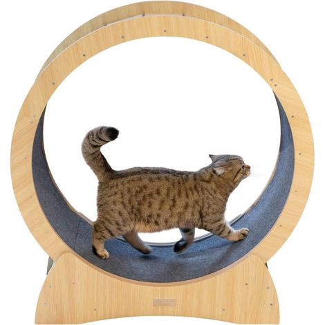Kerbl Katzenlaufrad Ø 90 cm beige-grau Katzenlaufrad (1/3)