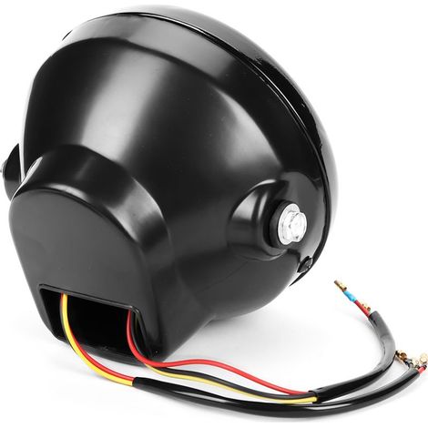 Phare universel 7 pouces pour moto avec support, clignotant et feu de route intégrés