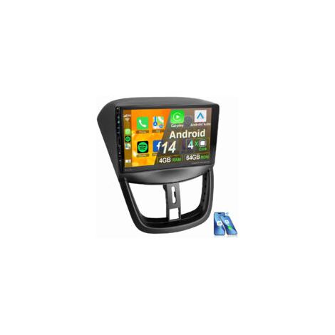 Apple CarPlay Pour Peugeot 207 CC 2006-2015 Android 14 Autoradio GPS USB RDS Type-C 2+32G (1/5)