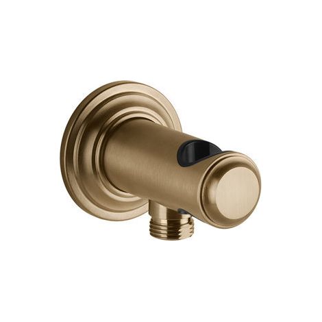 Gessi Venti20 Wandanschlussbogen mit Brausehalter, 1/2 Anschluss,