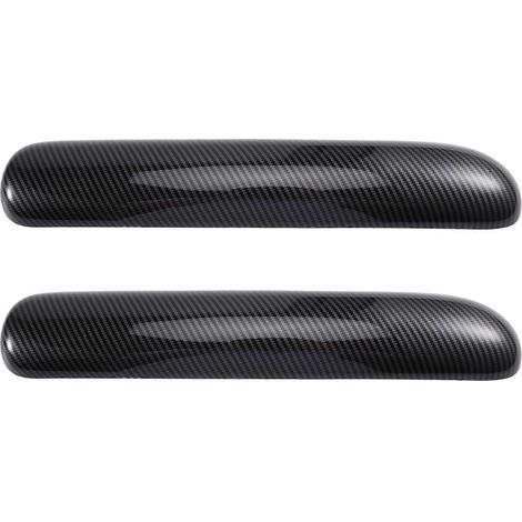 Embellecedores del parachoques delantero izquierdo y derecho 51116800143 51116800142 para Mini Cooper R50 2001-2004 Patrón de fibra de carbono (1/5)