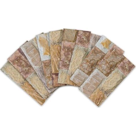 27PCS Stickers Carrelage Auto-adhesif Muraux Autocollants Étanche Carreaux Ciment en PVC pour Cuisine Salle de Bain Salon 20 x 10CM (1/5)