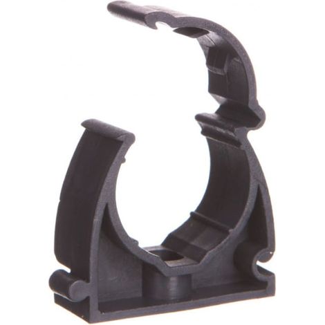 Soporte para tubo cerrado de 25 mm, gris, UZ 25 SZ 10224 /100 unidades/