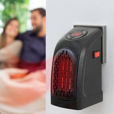Radiateur électrique portable Chauffage d'appoint 500 W sur prise