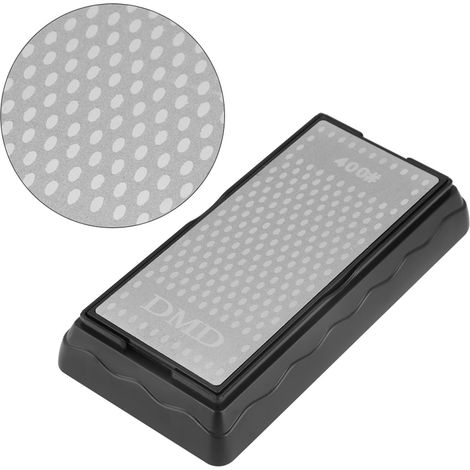 Diamant-Schärfstein mit 400/1000er Körnung für Küchenmesser, doppelseitiger Schärfstein (1/5)