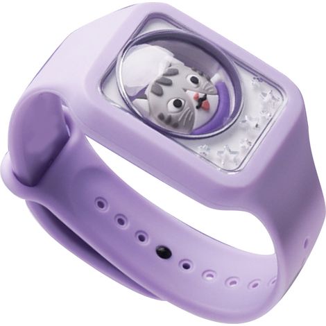 Insektenabweisendes Armband, auslaufsicher, langlebig, vielseitig einsetzbar, sicher, bissfest, Armband für Kinder, Outdoor, Lila (1/5)