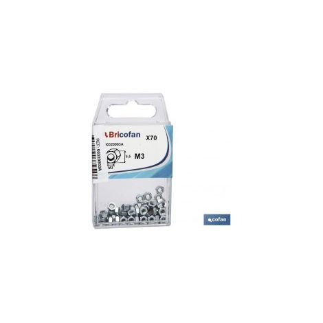 Sechskantmuttern cofan din-934 m4 Packung 48 Stück
