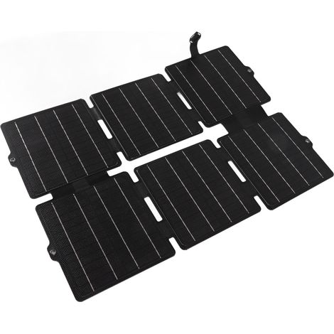 Selbstbaubares, wasserdichtes 30-W-Solarpanel (IPX6), tragbar, faltbar, leicht und leistungsstark für Solarwandleuchten und Bastelprojekte. (1/5)