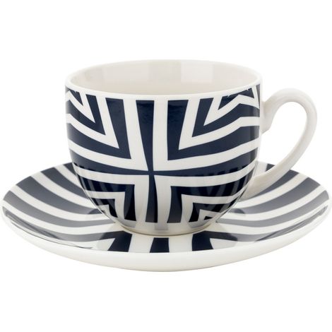 Taza y platillo de porcelana Florina Royal de 240 ml. (1/5)
