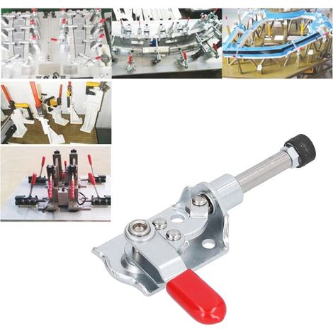 Zoternen Sauterelle, Sauterelle Pousser-tirer Sauterelle Horizontale Antidérapante à Dégagement Rapide Capacité de Maintien de 88,2 Lb Fixation de Positionnement Rapide,inoxydable (1/5)