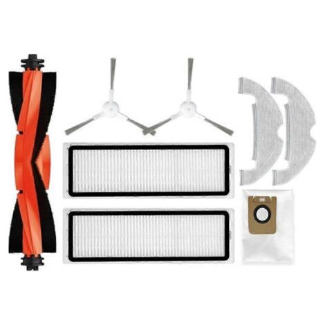 LAN Kit d'accessoires 8 pièces pour aspirateur robot Dreame Bot D10 Plus RLS3D, Z10 Pro, L10 Plus : brosse principale, filtre, sac à poussière (1/5)