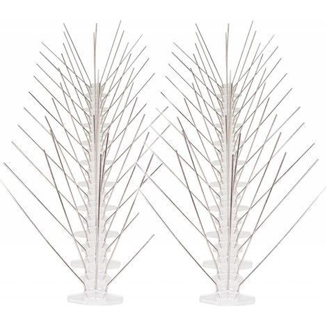 3.5M Pique anti Pigeon Pic Anti-Pigeon en Acier Pointes Anti-Oiseaux en Acier Inoxydable Kit Anti-Oiseaux pour Effrayer Pigeons Corbeaux Moineaux Chats Respectueux des Animaux Pic Anti Oiseaux (1/5)