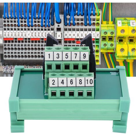 IDC-10P SPS-Anschlussplatine, Klemmenblock, Signaladapter, SPS-Adaptermodul (1/5)