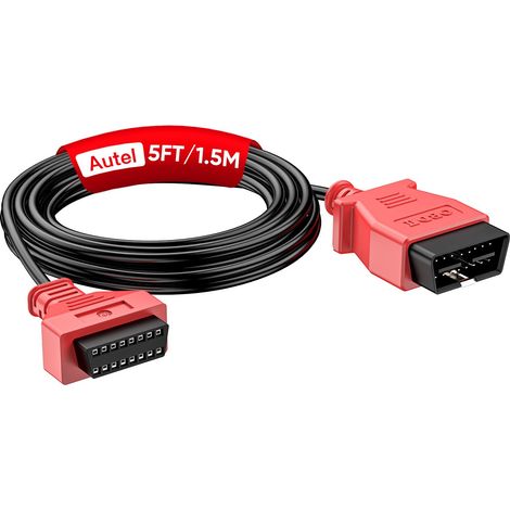 Cavo di prolunga OBD2 da 1,5 m (4,9 piedi), cavo di prolunga diagnostica OBDII da maschio a femmina a 16 pin, cavo adattatore OBD 2 per strumento di scansione OBD2 compatibile con tutti i veicoli OBD  (1/5)