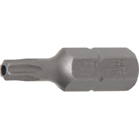 BGS  Longitud  broca  30  mm  propulsión  hexágono  exterior  8  mm  (5/16")  perfil  en  T  (para  Torx)  con  orificio  T25  -  4425