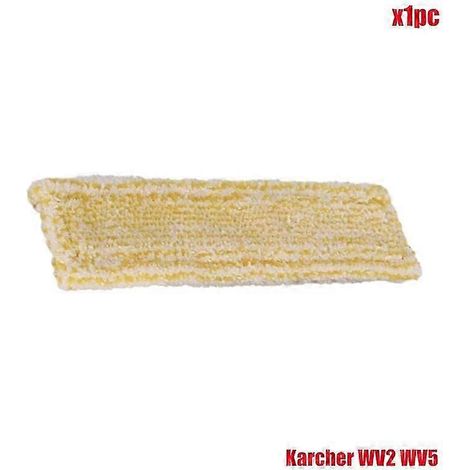 Accessoires de nettoyage lavables pour aspirateur de vitres Karcher Wv2 Wv5 : chiffons de nettoyage pour vitres, balais à franges, essuie-glaces ménagers, balais à moquette (1 pièce) (1/5)
