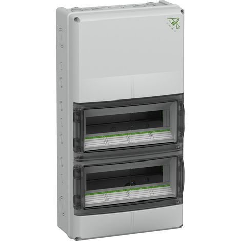 Spelsberg Kleinverteiler, grau, Schutzart IP65, belüftet, 28 TE, Schlagfestigkeit IK08, Schutzklasse II, Bemessungsspannung 400V AC, DLG, halogenfrei, 73362811
