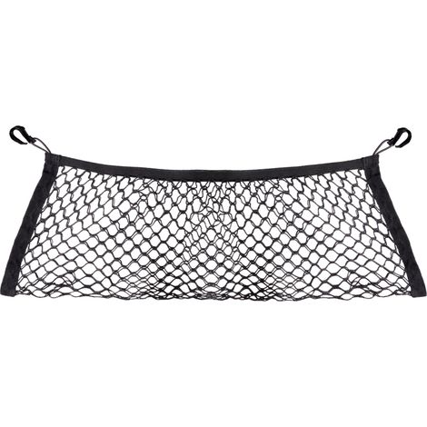 Gepäcknetz für Rücksitzbank, Transportnetz, Auto-Schutznetz 30x65 cm schwarz