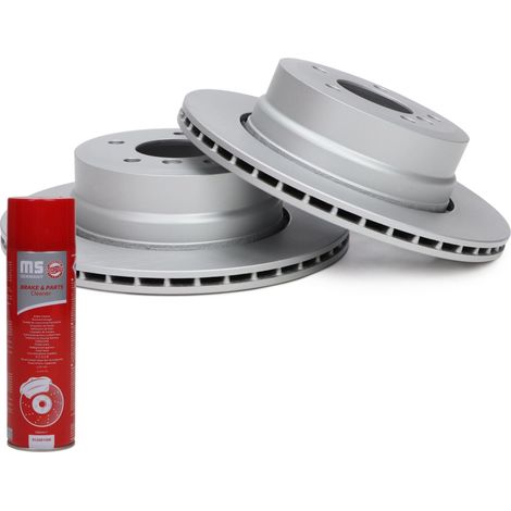 DISCOS DE FRENO TRASEROS RECUBIERTOS "MS" 2 PIEZAS IZQUIERDO/DERECHO BMW 5 (E60), 5 (E61) 2.5/3.0/3.0D 09.04-12.10 240120021 (1/4)