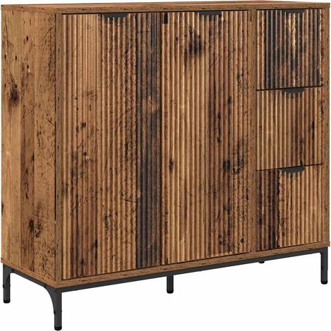 Sideboard/Anrichte/Buffet Altholz 89,5 x 33 x 82 cm Holzwerkstoff LXWW373864 (1/5)