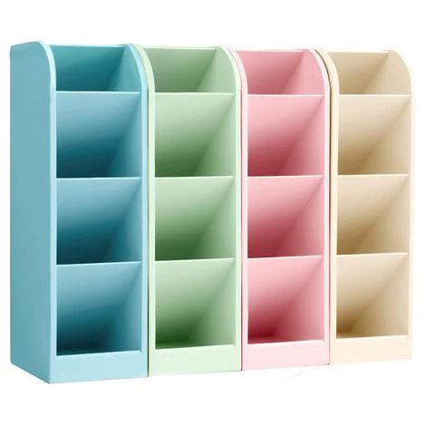 Bureau Organizer - Boîte de Rangement pour Stylos avec 4 Compartiments - Pour Bureau Maison Bureau Professionnel - Lot de 4 (1/5)