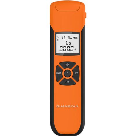 Photometre Fibre Optique Mesure Précise Auto-Étalonnage, Batterie Lithium Rechargeable Enregistrement Automatique Chargement USB