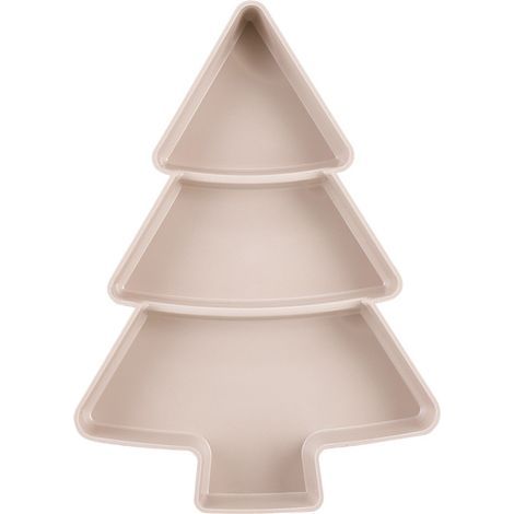 Dulces creativos con forma de árbol de Navidad, aperitivos, frutos secos, fruta deshidratada, bandeja de plástico, cuenco para aperitivos, bandeja de desayuno, postre para celebraciones de boda (1/2)