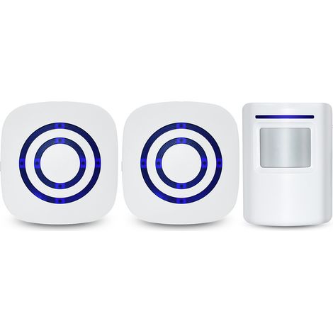 Timbre - Alarma de acceso - Alarma de entrada inalámbrica - Timbre inalámbrico - Timbre de tienda - Herrajes para puertas - Detector de movimiento con sensor (1/3)