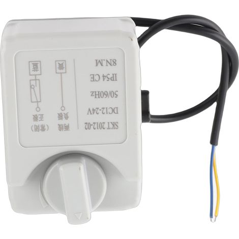 Vanne à billes motorisée électrique 2 voies fermée normalement DN20 12-24V DC, pour eau chaude/froide, corps laiton ABS, filetage 3/4, IP54 (1/5)