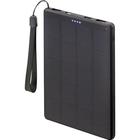 VOLTCRAFT SL-100VC Solar Powerbank 10000 mAh USB PD LiPo Schwarz