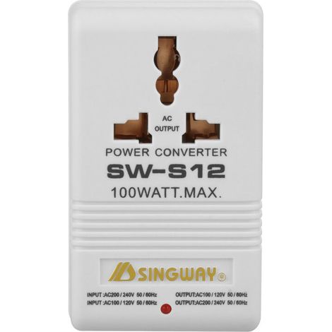 Convertidor reductor de voltaje de 110 V/120 V, transformador bidireccional de 220 V a 110 V (1/3)