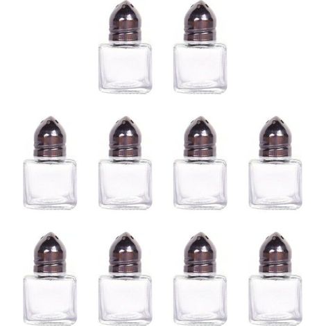 Set mit 10 multifunktionalen Mini-Salzstreuern für Gewürze, tragbare Gewürzgläser (1/5)