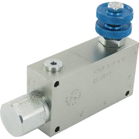 Valvola regolatrice di flusso a 3 vie valve 50-90 ST FLUIDPRESS FPVP12ST (1/5)