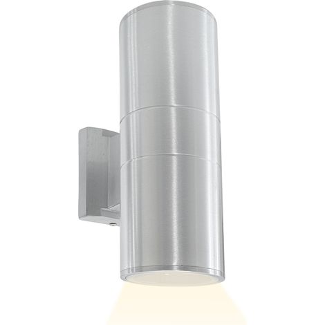 Aplique LED 870205 Lámpara de exterior con diseño Moderno en aluminio plata (1/5)