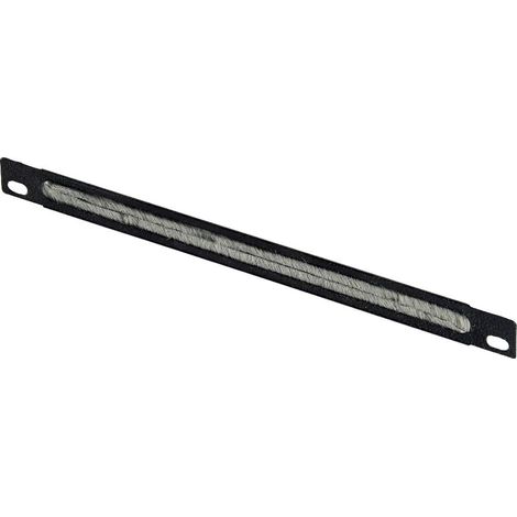 Panel organizador de cables Lanview 1/2U, 10" (cepillo), RA10115BL