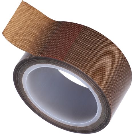 Ruban adhésif isolant en PTFE haute température, rouleau pour machine de mise sous vide, consommable : 0,13 mm x 50 mm x 10 m (1/5)