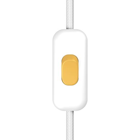 Interruttore Unipolare rompifilo Creative Switch Bianco  Mostarda