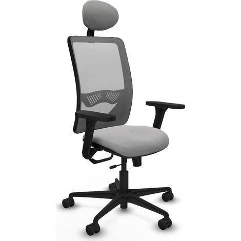 Silla piqueras y crespo Zulema gris claro brazos ajustables (1/2)