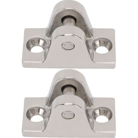 Ej.Life Charnières Bimini en acier inoxydable 316 - Lot de 2 - Haute résistance pour yacht et bateau de pêche - 5,2 x 2,5 cm - Garantie durable (1/5)