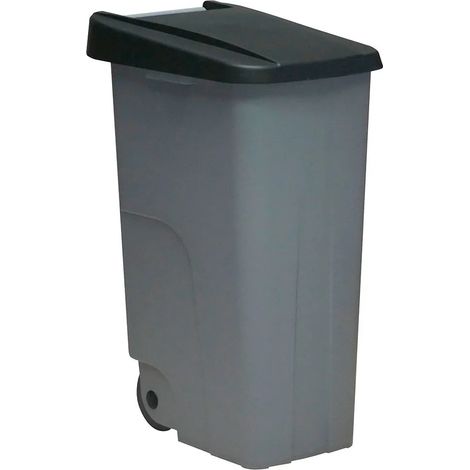 Bidone denox 85 litri impilabile ruote larghe (1/3)