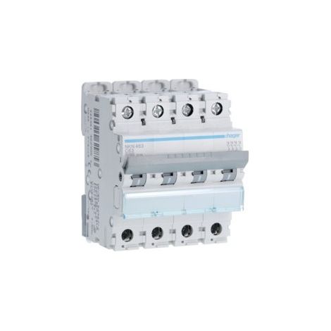 Hager - NKN463 -Disjoncteur 4P 10/15kA C-63A 4M (1/2)