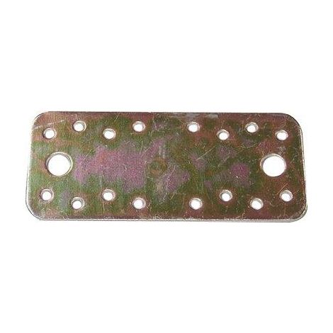 GIUNZIONE GAZEBO PESANTE DRITTA 873 - ZINCATA GIALLA S.MM 2,5 MM 130X55- 50 pezzi