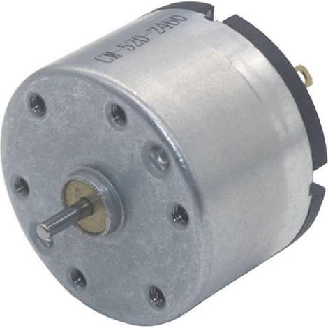 520-µm-Gleichstrommotor, 24 V, Kohlebürsten, 33 mm, kompakte Bauweise für Robotik- und DIY-Projekte (1/5)