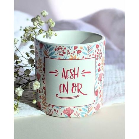 Pot De Fleurs - Céramique - Pour Cadeau Maitresse École AESH Nounou - Merci De Mavoir Aidé À Grandir - 8 cm (1/5)