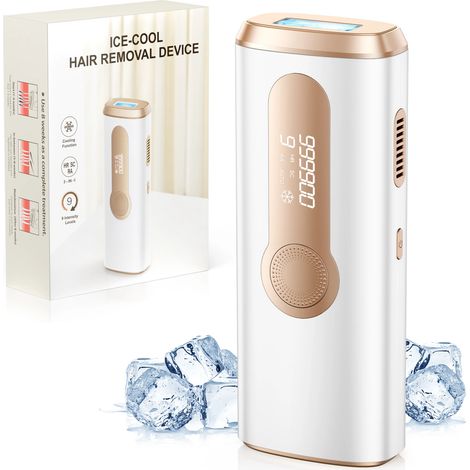 Appareil d'épilation laser IPL avec refroidissement par glace 3 en 1 indolore - AquaForge (1/5)