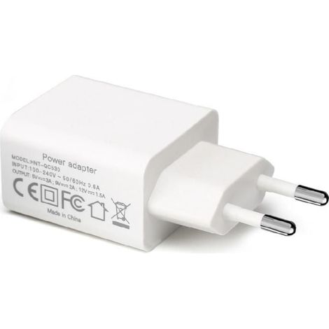 Fuente de alimentación USB CoreParts blanca, MBXAP-AC0007