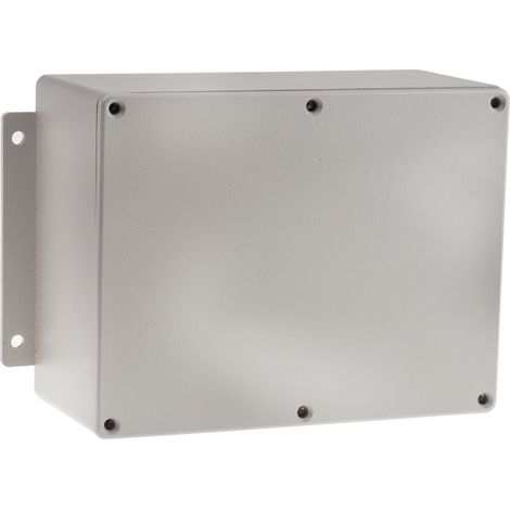 Boîtier RS PRO en Fonte d'aluminium, 165.3 x 127.2 x 77.5mm, Gris IP67, Blindé ( Prix pour 1 ) (1/3)