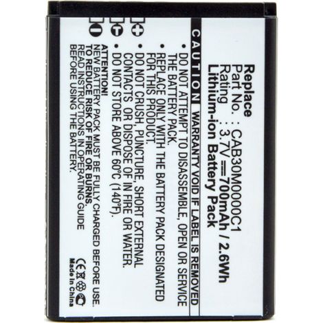 NX - Batterie téléphone, smartphone, GSM pour MTC 3.7V 700mAh - CAB30M0000C1CAB217000C2 (1/4)