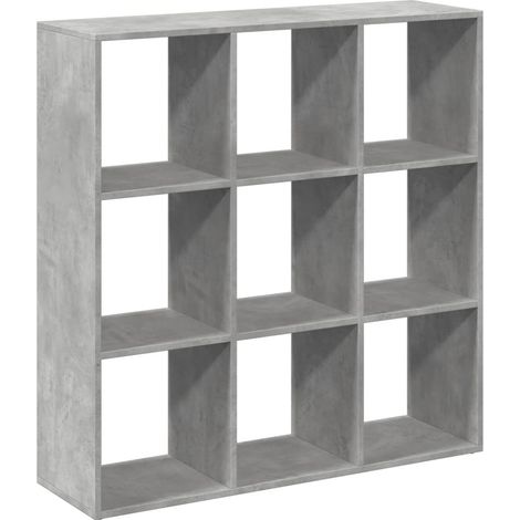 Raumteiler-Bücherregal Betongrau 102x29x103,5 cm Holzwerkstoff vidaXL (1/5)